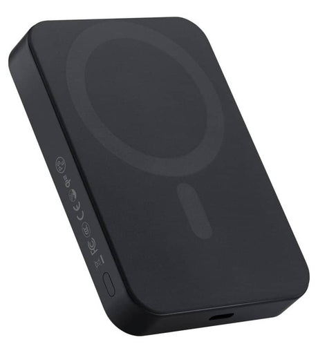 Magsafe Външна Батерия, Pitaka Aramid Magnetic 10000mAh Qi2 Black/Gray, Черен (6)