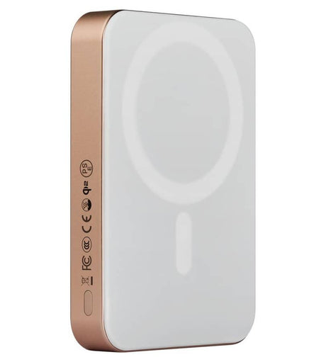 Magsafe Външна Батерия, Pitaka Aramid Magnetic 10000mAh Qi2 Golden, Златист (3)