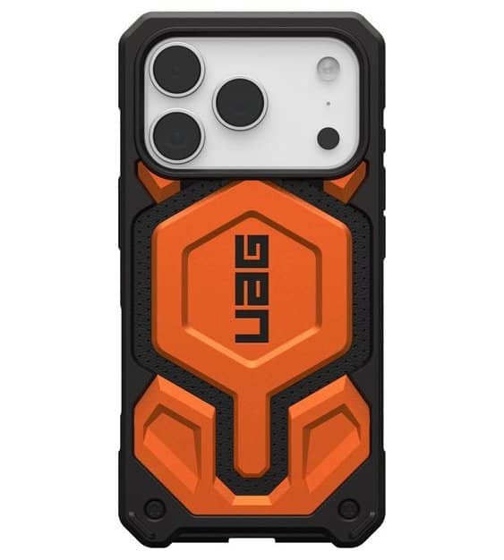 Magsafe Противоударен Калъф за iPhone 17 Pro Max, UAG Monarch Pro Case Orange, Оранжев (2)