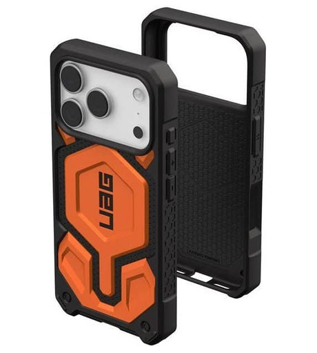 Magsafe Противоударен Калъф за iPhone 17 Pro Max, UAG Monarch Pro Case Orange, Оранжев (5)