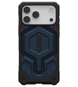 Magsafe Противоударен Калъф за iPhone 17 Pro Max, UAG Monarch Pro Kevlar Case Mallard, Син (3)