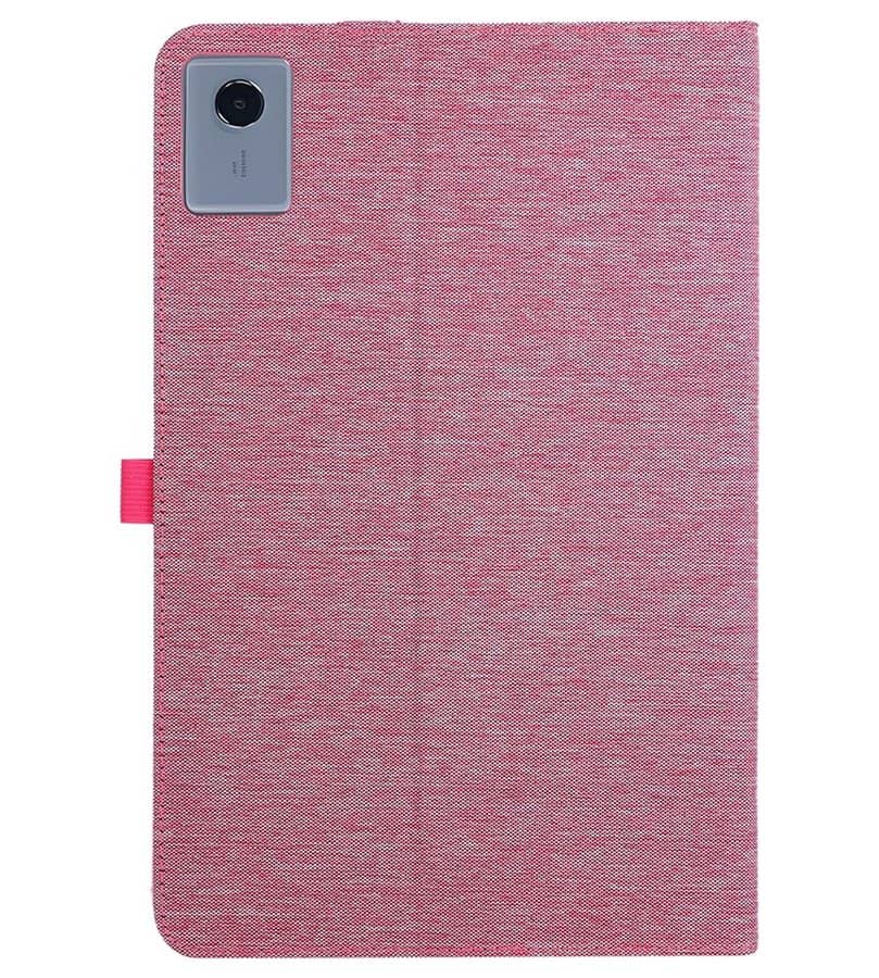 Калъф за Lenovo Idea Tab Plus 12.1 TB-361, Tri-Fold Leather Card Case, Розов (6)