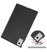 Калъф за Lenovo Idea Tab Plus 12.1 TB-361, Tri-Fold Leather Case, Черен (7)
