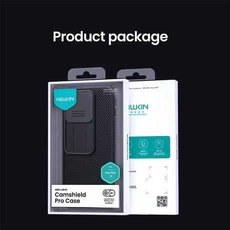 Калъф с Плъзгач за Камера за OnePlus 15, Nillkin CamShield Pro Case, Черен (9)