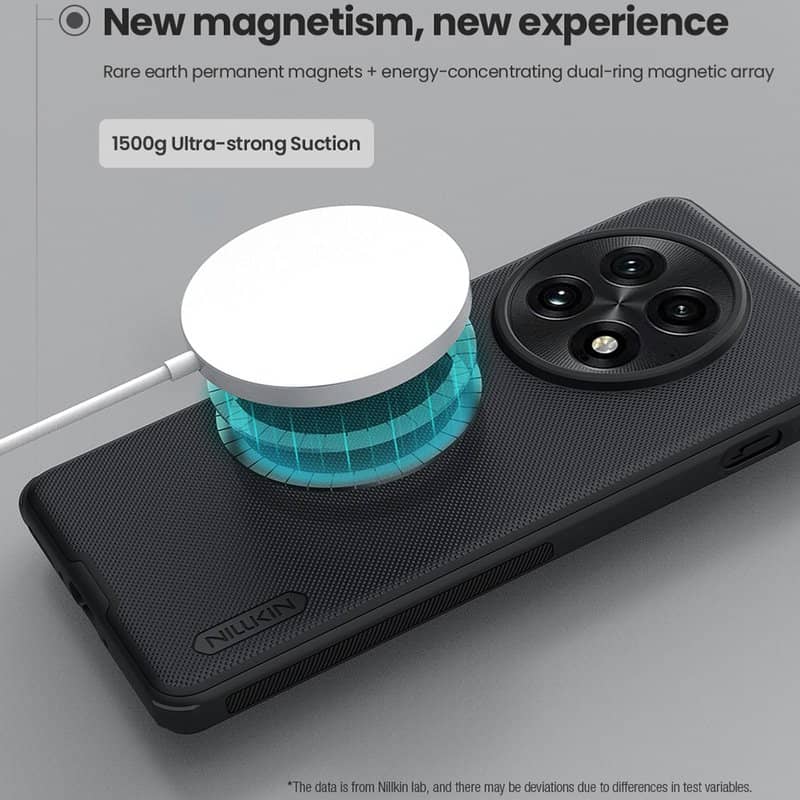 Magsafe Калъф за OnePlus 13R, Nillkin Super Frosted Pro Case, Черен (10)