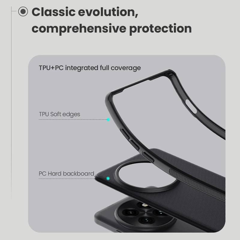 Magsafe Калъф за OnePlus 13, Nillkin Super Frosted Pro Case, Черен (5)