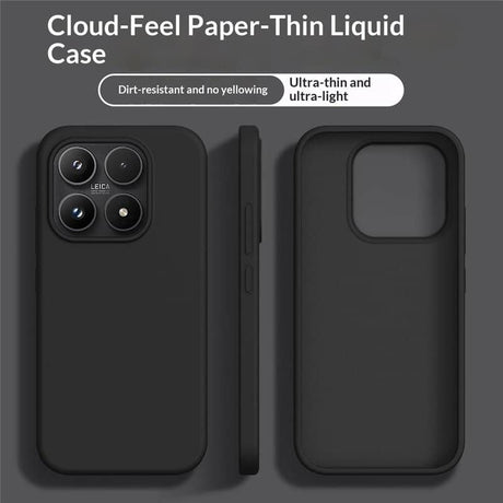 Калъф за Xiaomi 17 Ultra, Silicone Case, Черен (2)