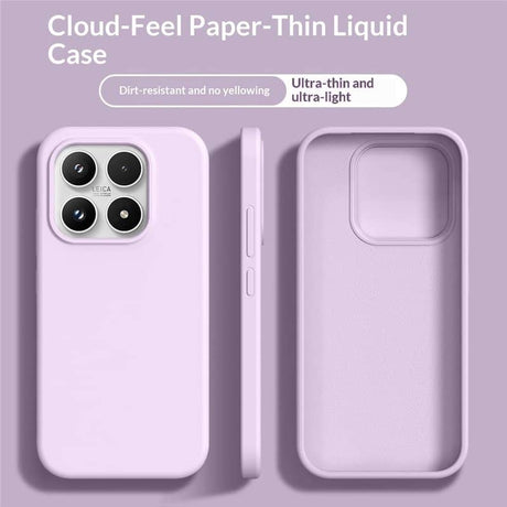 Калъф за Xiaomi 17 Ultra, Silicone Case, Лилав (2)