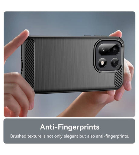 Противоударен Калъф за OnePlus 15, Premium Carbon Case, Черен (4)