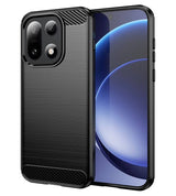 Противоударен Калъф за OnePlus 15, Premium Carbon Case, Черен