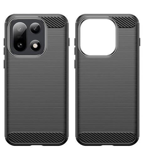 Противоударен Калъф за OnePlus 15, Premium Carbon Case, Черен (2)
