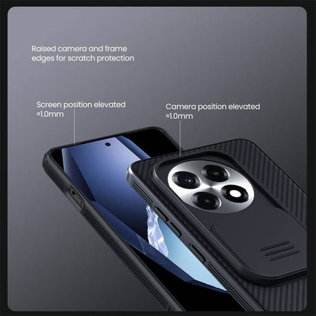Калъф с Плъзгач за Камера за OnePlus 13R, Nillkin CamShield Pro Case, Черен (10)