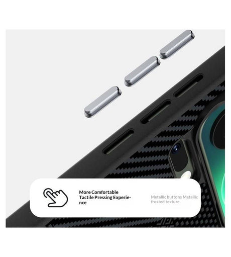 Magsafe Калъф за Xiaomi 17 Ultra, Carbon Desigh Case, Черен (5)