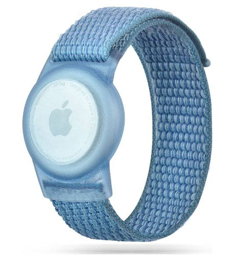 Детски Калъф за Apple AirTag 1/ 2, Tech-Protect Nylon Case, Син