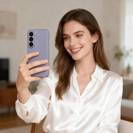 Активен Калъф за Samsung A57, Tech-Protect Smart Wallet Book Case, Лилав (8)