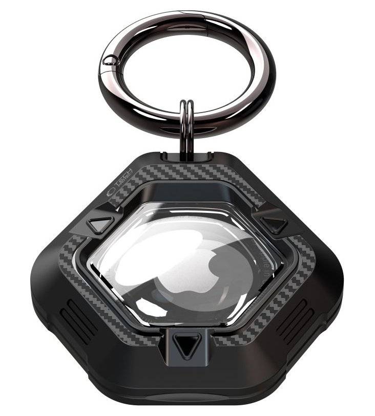 Калъф за Apple AirTag 1/ 2, Tech-Protect Defense Case, Черен (3)