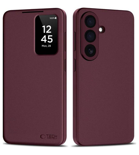 Активен Калъф за Samsung A57, Tech-Protect Smart Wallet Book Case, Бордо