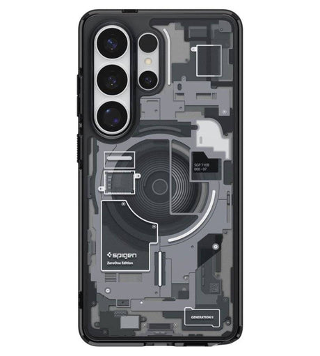 Magsafe Калъф за Samsung S26 Ultra, Spigen Zero One Ultra Hybrid Case, Черен (3)