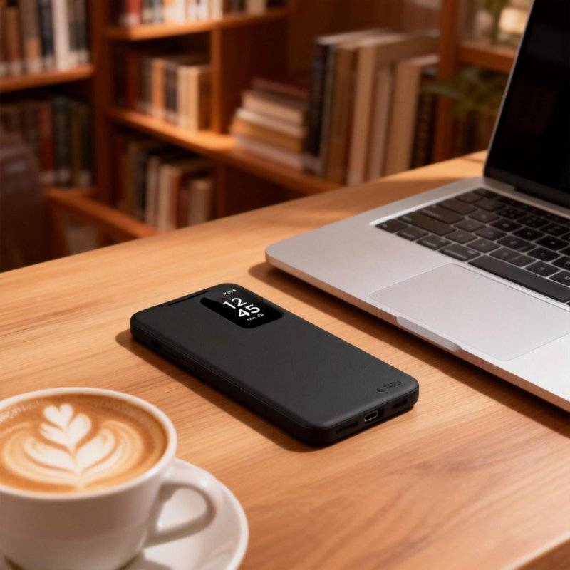 Активен Калъф за Samsung A57, Tech-Protect Smart Wallet Book Case, Черен (8)