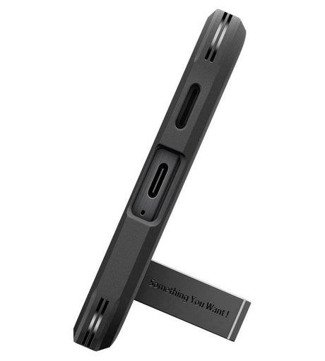 Калъф с Поставка за Samsung A37, Spigen Tough Armor Case, Черен (7)