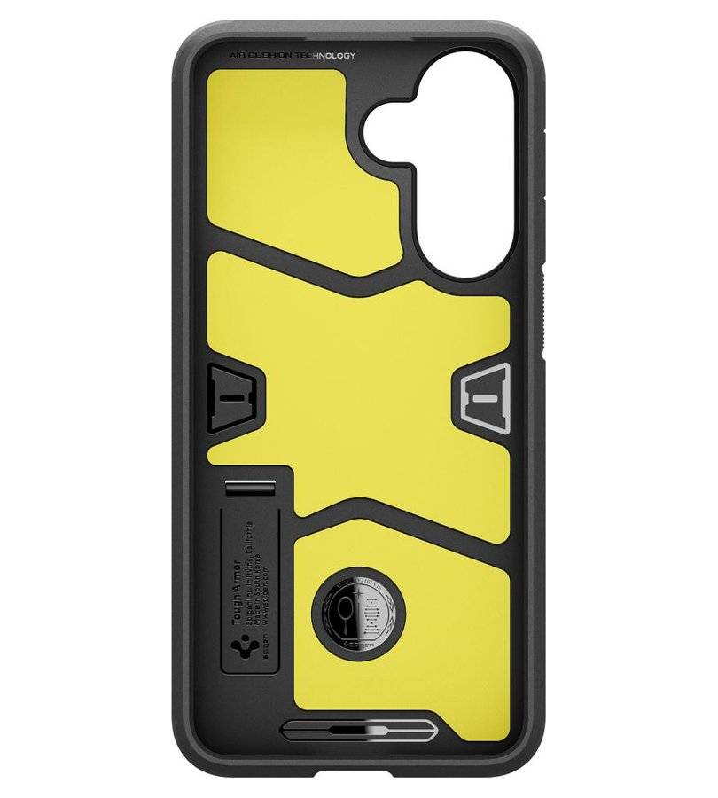 Калъф с Поставка за Samsung A57, Spigen Tough Armor Case, Черен (3)