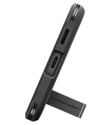 Калъф с Поставка за Samsung A57, Spigen Tough Armor Case, Черен (7)