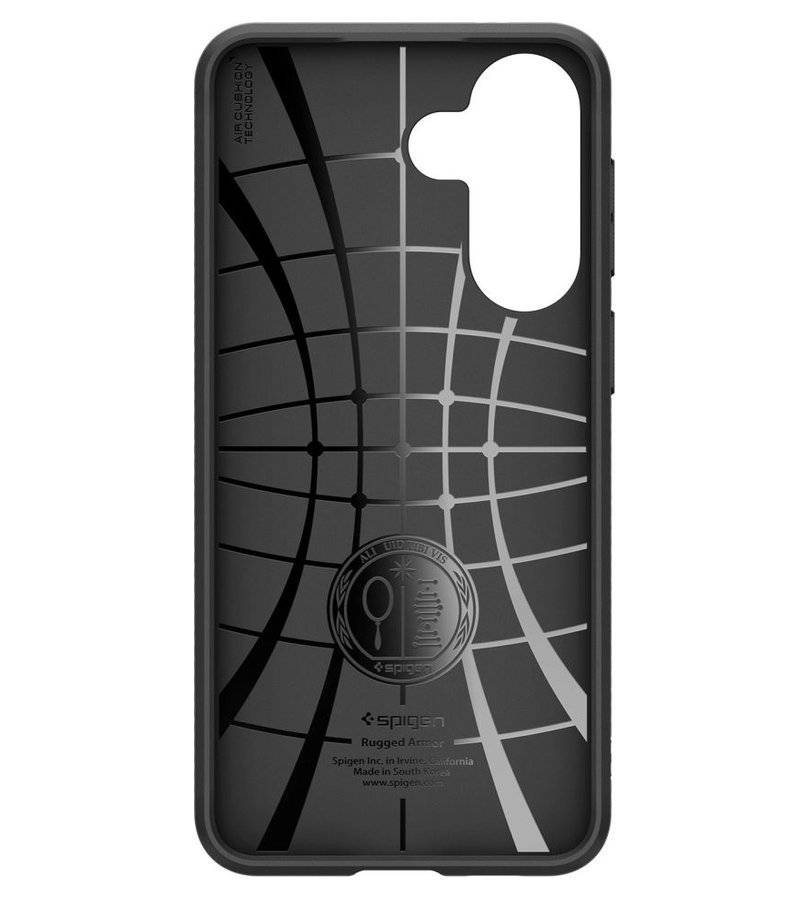 Противоударен Калъф за Samsung A57, Spigen Rugged Armor Case, Черен (3)