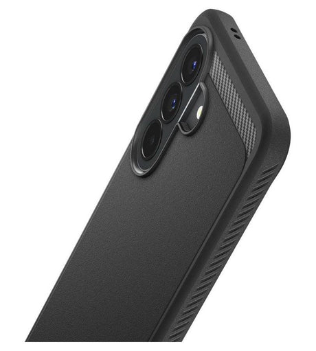 Противоударен Калъф за Samsung A57, Spigen Rugged Armor Case, Черен (7)