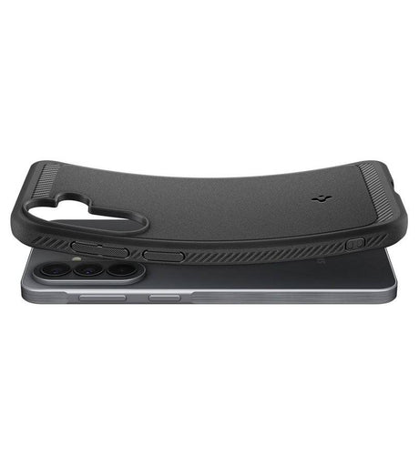 Противоударен Калъф за Samsung A57, Spigen Rugged Armor Case, Черен (8)
