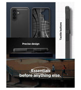 Противоударен Калъф за Samsung A57, Spigen Rugged Armor Case, Черен (14)