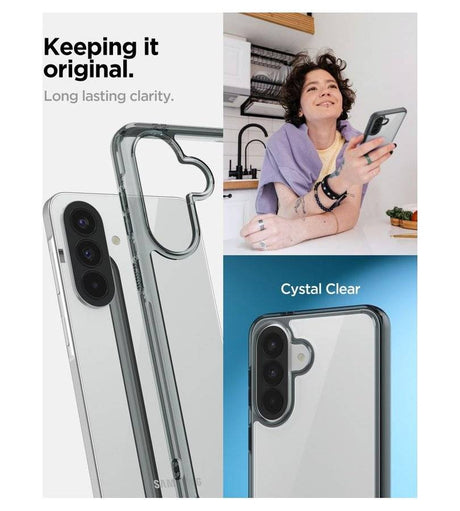 Противоударен Калъф за Samsung A57, Spigen Ultra Hybrid Space Case, Черен (8)