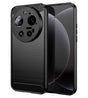 Противоударен Калъф за Xiaomi 17 Ultra, Premium Carbon Case, Черен