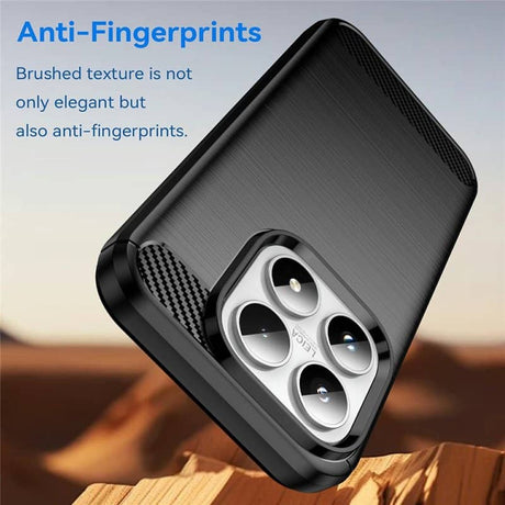 Противоударен Калъф за Xiaomi 17, Premium Carbon Case, Черен (7)