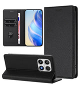 Кожен Калъф с Джобове за Xiaomi 17, Rfid Wallet Case, Черен (8)