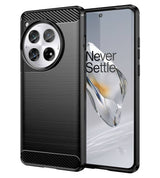 Противоударен Калъф за OnePlus 12, Premium Carbon Case, Черен