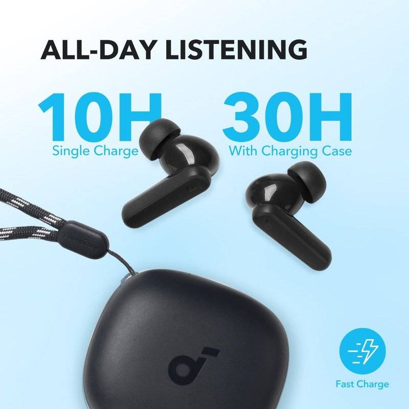 Безжични Слушалки, Anker Soundcore R50i TWS Earbuds, Черен (7)
