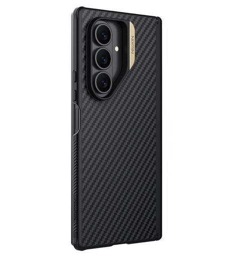 Magsafe Калъф за Samsung Z Fold 7, Nillkin Synthetic Aramid Fiber CarboProp Case, Черен