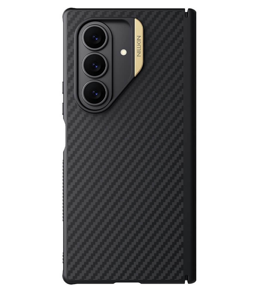Magsafe Калъф за Samsung Z Fold 7, Nillkin Synthetic Aramid Fiber CarboProp Case, Черен (2)