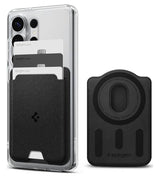 Magsafe Калъф за Карти за Samsung S, Spigen Urban Fit Mag Wallet Card Case, Черен