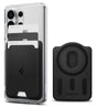 Magsafe Калъф за Карти за Samsung S, Spigen Urban Fit Mag Wallet Card Case, Черен