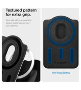 Magsafe Калъф за Карти за Samsung S, Spigen Urban Fit Mag Wallet Card Case, Черен (9)