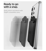 Magsafe Калъф за Карти за Samsung S, Spigen Urban Fit Mag Wallet Card Case, Черен (8)