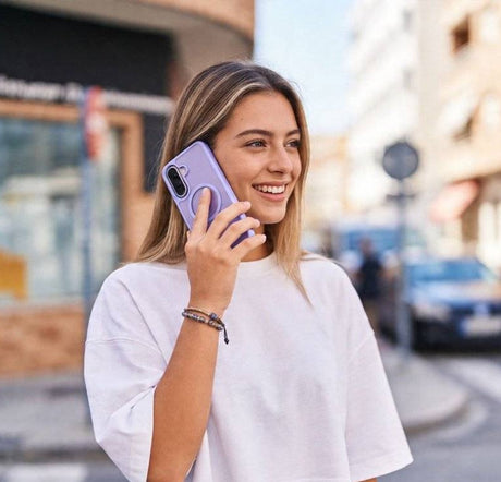 Magsafe Калъф за Samsung A57, Tech-Protect MagMat Case, Лилав (4)