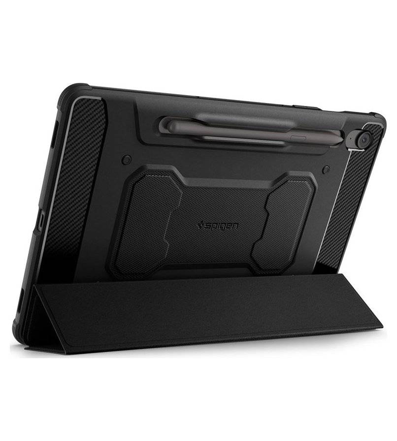 Противоударен Калъф за Samsung Tab S10 FE 10.9", Spigen Rugged Armor Pro Case, Черен (17)