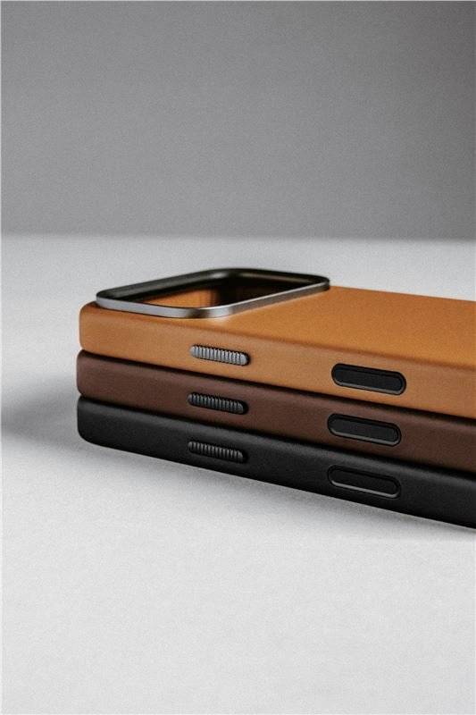 Magsafe Кожен Калъф за iPhone 17 Pro Max, Nomad Traditional Leather Case, Кафяв (8)