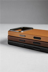 Magsafe Кожен Калъф за iPhone 17 Pro Max, Nomad Traditional Leather Case, Кафяв (8)
