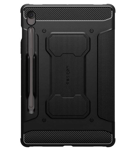 Противоударен Калъф за Samsung Tab S10 FE 10.9", Spigen Rugged Armor Pro Case, Черен (2)