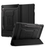 Противоударен Калъф за Samsung Tab S10 FE 10.9", Spigen Rugged Armor Pro Case, Черен