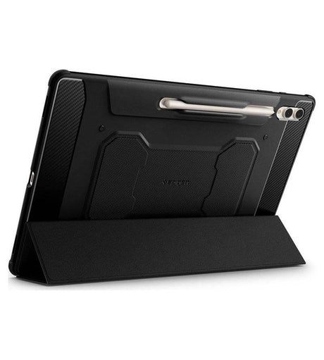 Противоударен Калъф за Samsung Tab S10 Ultra/ S9 Ultra 14.6", Spigen Rugged Armor Pro Case, Черен (10)