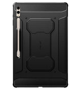 Противоударен Калъф за Samsung Tab S10 Ultra/ S9 Ultra 14.6", Spigen Rugged Armor Pro Case, Черен (2)